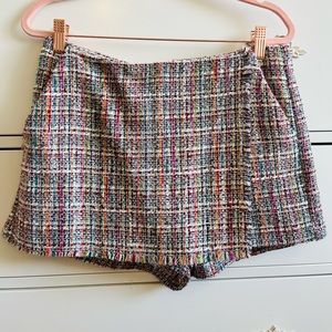 Multi colored Tweed Zara Skort